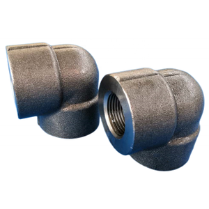 3/4 inch ASTM <span class=keywords><strong>A105</strong></span> mạ kẽm 2000 # ASME b16.11 SCH 80 chủ đề khuỷu tay ASME b16.11 90 deg LR SCH 80 rèn chủ đề khuỷu tay - Product Image 2