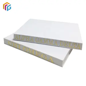 Modern Simulation Fashion Hardcover Book Wholesale Linen Foil Book Cheap High Quality Decor Book For Shop