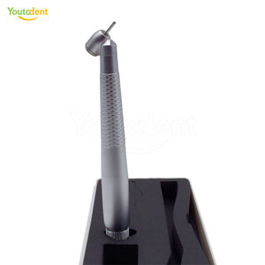 좋은 2/4 구멍 전자 발전기 치과 핸드피스 고속 45 도 LED 세라믹 베어링 금속 재료 터빈 전원 만든 중국 - Product Image 6