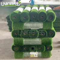 Gazon Artificiel en Rouleau de 40 mm, Tapis Synthétique Vert de 15 mm, Grossiste d'Usine