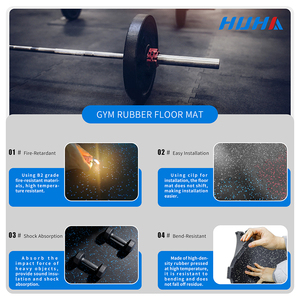 Dalles de <span class=keywords><strong>sol</strong></span> en caoutchouc emboîtables HUHA 985x985mm, amortissantes, type <span class=keywords><strong>puzzle</strong></span> Alura, épaisseur 15/20/25mm - Product Image 2