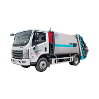 Foton compacteur camion à ordures 4X2 compacteur camion à ordures 12 tonnes camion à ordures avec prix promotionnel à vendre