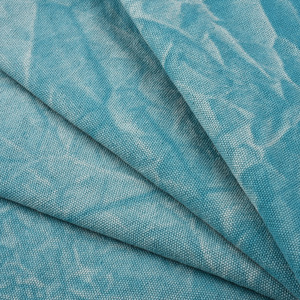 Tissu en toile de lin et coton tie-dye 145 cm 300 g/m² pour textile de maison, résistant aux plis - Product Image 3