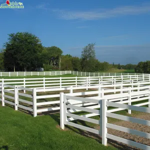 Easy Install Cattle Goat 4 Rail Post Farming Fencing/Rural Fence