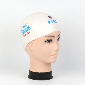<span class=keywords><strong>Gorro</strong></span> de Natación de Silicona de Alta Calidad, Impermeable, de Alta Elasticidad, Tipo Domo, para Competencia Infantil - Product Image 3