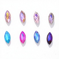 Strass en verre pointu 3D brillant Selina Crystal Eco-Friendly, effet œil de cheval, pour accessoires vestimentaires, coiffes, sacs de soirée, et nail art DIY
