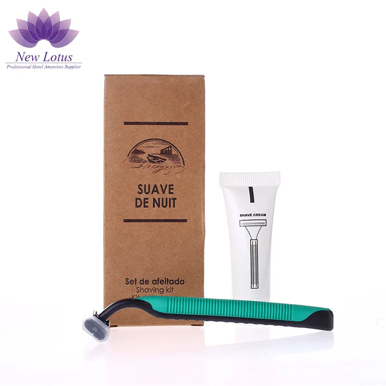 Tiện Nghi Khách Sạn Tùy Chỉnh Dùng Một Lần Cạo Razor Kit