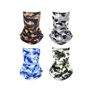 Masque de cyclisme Rongdi en soie glacée camouflage, cache-cou, protection UV, sports de plein air, unisexe, toutes saisons - Product Image 1
