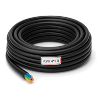 Câble de commande KVV 4*1mm à conducteur en cuivre, isolation PVC 450/750V, gaine personnalisée, fil électrique pour contrôle et surveillance d'instruments