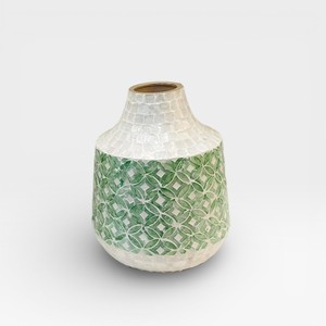 Jarrón Decorativo de Nácar Natural con Diseño Personalizado, Jarrón de Flores Hecho a Mano con Incrustaciones de Concha, Proveedor OEM de Decoración para el Hogar - Product Image 5