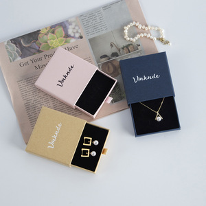 Boîte à bijoux avec insert pour collier et bracelet, emballage en carton, boîte cadeau en papier, boîte de rangement pour bijoux - Product Image 3