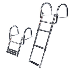 Escalera Telescópica de Tres Secciones para Barcos, de Acero Inoxidable, Arqueada, Antideslizante, Herraje Marino, Escalera para Yates, para Comercio Transfronterizo - Product Image 1