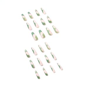 QY Vendors avec livraison directe, capsules de faux ongles entièrement en cristal, ensemble de faux ongles à presser - Product Image 6