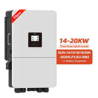 Système solaire hybride, système d'énergie solaire à haute efficacité, 5 kW, 10 kW, 15 kW, 20 kW, 30 kW, sortie triphasée pour le stockage d'énergie résidentielle