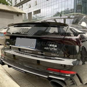 สปอยเลอร์สำหรับ Audi A6 C8 ปี 2019-2022 วัสดุ ABS คุณภาพสูง สปอยเลอร์ปีกหลังรถยนต์ อุปกรณ์ตกแต่งเฉพาะรุ่น A6 - Product Image 2