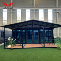 Maison mobile 2 chambres à coucher Portable Living Container House Australie 20 pieds 40 pieds Extensible Container House