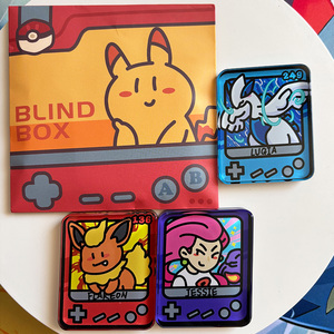GP 鲸鱼盲盒迷你亚克力积木冰箱贴定制粉丝艺术卡口袋妖怪玩具精灵宝宝批发亚克力盒口袋妖怪 - Product Image 3