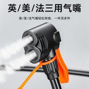 Yocan Manual Air Pump 160Psi High Pressure For Bicycle <b>Car</b> Basketball With Gauge And Nozzles - Product Image 4