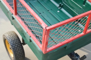 Longwin-005 2-bánh xe thép trang trại Giao thông vận tải ATV Wagon ngoài trời Vườn Trailer cho tow-phía sau xe máy 295kg Tải công suất - Product Image 3
