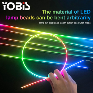 YOBIS 18 in 1 symphony car led luci ambiente 22 in 1 sinfonia led car atmosfere luci rgb 64 auto led strisce di luce - Product Image 4