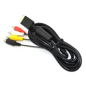 For PS2 AV Cable Line Audio Video Component Cables Cord Wire 3 RCA TV Lead For PS1/PS2/PS3 Game Console AV Cable