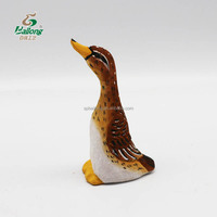 Sculpture faite à la main Home Decor Statue et Figurines Canard en bois sculpté personnalisé