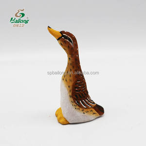 Scultura fatta a mano decorazione per la casa statua e figurine <span class=keywords><strong>di</strong></span> anatra in <span class=keywords><strong>legno</strong></span> intagliato su misura - Product Image 5