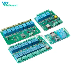 Welksemi Esp8266 1/2/4/8/16 Channel Way Draadloze Relay Module Ac/Dc Esp ESP-12F Wifi Development Board