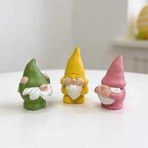 Tres Adornos de Gnomos de Resina Estilo '<span class=keywords><strong>No</strong></span> Mira, <span class=keywords><strong>No</strong></span> Escucha, <span class=keywords><strong>No</strong></span> Habla' Lindos para Decoración de Jardín y Patio, Artesanía Personalizada - Product Image 2
