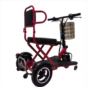 <span class=keywords><strong>Tricycle</strong></span> <span class=keywords><strong>Électrique</strong></span> Pliant Avancé, Scooter <span class=keywords><strong>à</strong></span> 3 Roues Assisté, Fauteuil Roulant <span class=keywords><strong>Électrique</strong></span> Léger pour Personnes Handicapées - Product Image 5