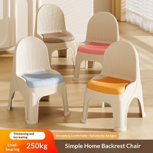 <span class=keywords><strong>Taburete</strong></span> Pequeño de Plástico <span class=keywords><strong>con</strong></span> <span class=keywords><strong>Respaldo</strong></span>, Silla para Niños, <span class=keywords><strong>Taburete</strong></span> <span class=keywords><strong>Bajo</strong></span> para Adultos, para Sala de Estar, <span class=keywords><strong>Taburete</strong></span> para Cambiar Zapatos - Product Image 2