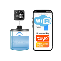 Capteur intelligent Wi-Fi Tuya OEM WALE pour la détection du niveau de réservoir et de carburant liquide, technologie ultrasonique, prise en charge de la pompe, matériau ABS