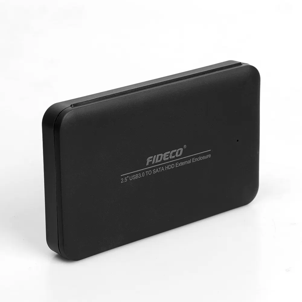 FIDECO 2.5 Inch Plastic Sata To Usb 3.0 External Hard Drives Box 2.5 Sata Hdd Ssd Cases Enclosures HDD Enclosure