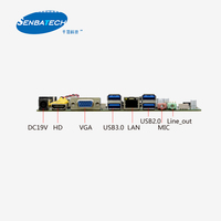 ITX-Y310C DV 19V 64GB Lga1151 ince Itx anakart bilgisayar anakartlar için HD VGA LVDS ile 4k