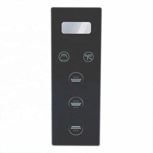 Bathroom Glass Panel Manufacturers Intelligent Touch <b>Shower</b> <b>Control</b> Switch Panel Silk Screen Printed Tempered Glass Sources - Product Image 4