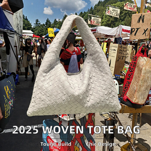 Bolso Bandolera de Mujer 2025, Tejido a Mano, Estilo Gunnie, con Cierre de Botón, Correa Única, 1-1.9L - Product Image 2