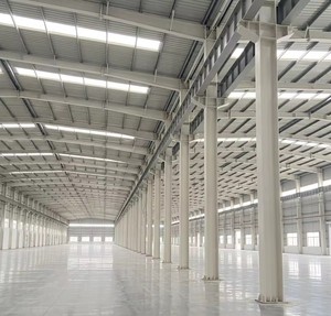 Almacén de Estructura de Acero Ligero Moderno Hecho en China, Fábrica Prefabricada Personalizada, Edificio de Taller Moderno - Product Image 6