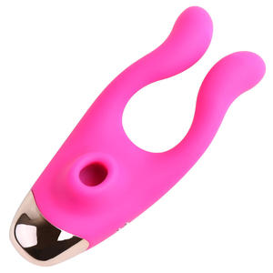 Mainan Seks 3 in 1 Gaya Baru Produk Dewasa Vibrator Penghisap Klitoris dan Puting untuk Wanita dan Pasangan - Product Image 4