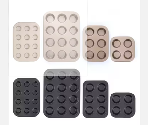 Teglie per Cupcake antiaderente per Muffin rotondi e pasticcini per teglie e teglie - Product Image 1
