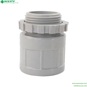 Adaptador de PVC de Alta Resistencia a los Rayos UV, Color Gris, con Anillos de Bloqueo, 20-50 mm, Adaptador de Tornillo Plano, Alta Resistencia a Impactos para Accesorios - Product Image 4