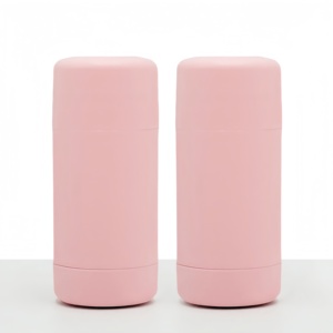 Envase cilíndrico de plástico para desodorante en barra, <span class=keywords><strong>antitranspirante</strong></span> y protector solar sólido. - Product Image 1
