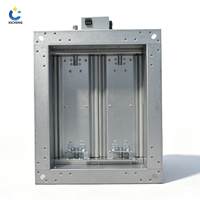 Vanne de régulation de débit d'air galvanisée VAV ; Corps de vanne à volume d'air variable entraîné par ventilateur, adapté à la ventilation des bâtiments de bureaux
