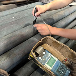 قضيب فولاذية مزورة Ck45 42Crmo 40Cr 20 #45 # Q355B فولاذ كربوني حديد مدلفن على الساخن - Product Image 3