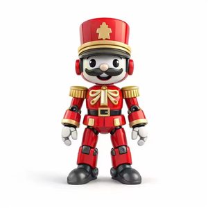 Équipement d'amusement de haute qualité, <span class=keywords><strong>Casse</strong></span>-<span class=keywords><strong>noisette</strong></span> chantant animatronique réaliste, Accessoires de Noël - Product Image 1
