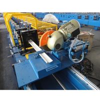 Entraînement de boîte de vitesses 45mm 55mm 77mm PU Foamed Roller Shutter Door Slat Roll Forming Machine