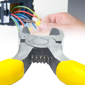Juego de Alicates de Acero al Carbono para Cortar Alambre, Alicates de Punta Fina, Moldeados en Plástico para Crimpar, Personalizables OEM, Mini Herramientas para Hacer Joyería DIY - Product Image 5
