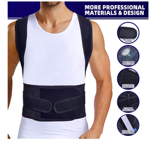 Redresseur de dos supérieur pour soulager la douleur et redresser les épaules – Correcteur de posture lombaire et soutien dorsal pour les épaules - Product Image 5