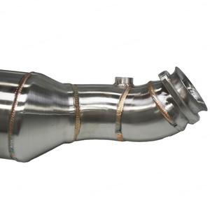 ท่อไอเสียสแตนเลสแบบไหลสูงขนาด 3 นิ้ว สำหรับรถยนต์ Mercedes-Benz Turbocharged AMG C43/E43/E400 W205/M276 3.0T ปี 2016-2021 - Product Image 3