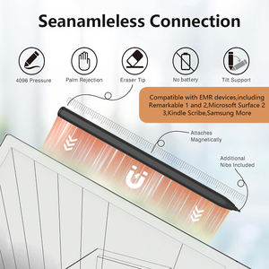 Para HP Samsung para Galaxy <span class=keywords><strong>Wacom</strong></span> para Lenovo Acer para ASUS Remarkable EMR Pen Touch Stylus 4096 Borrador de detección de presión Palm - Product Image 6