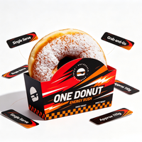 Boîte à donuts pliable et étanche, impression personnalisée de marque, achat en gros pour boulangeries, fournisseurs mondiaux de magasins de proximité